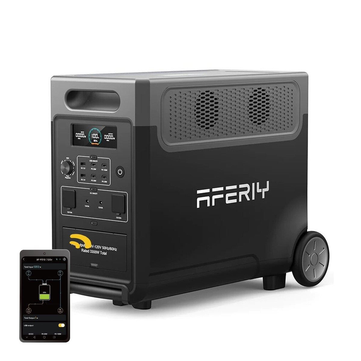 AFERIY P310 Power Station med APP Kontrol