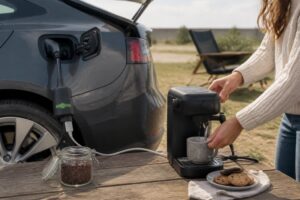 Lee más sobre el artículo Kan elbil drive kaffemaskine med V2L?